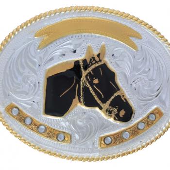 GERMAN SILVER BUCKLE Hebilla Alpaca