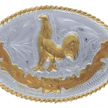 GERMAN SILVER OVAL FOR BOYS BUCKLE Hebilla Oval de Alpaca para Jovenes