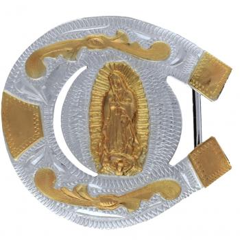 GERMAN SILVER HORSESHOE FOR BOYS BUCKLE Hebilla de Alpaca Forma de Herradura para Jovenes