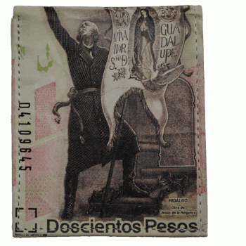 FINE PHOGRAPH LEATHER WALLET Catera Fina de Cuero Con Fotografia