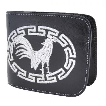 STITCHED LEATHER WALLET Carteras De Cuero Bordada