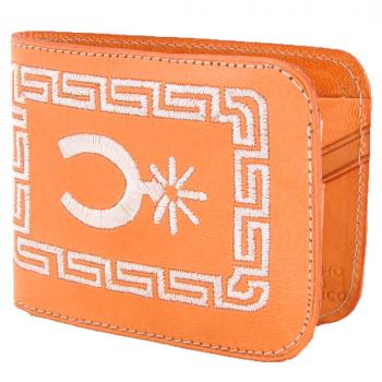 STITCHED LEATHER WALLET Carteras De Cuero Bordada