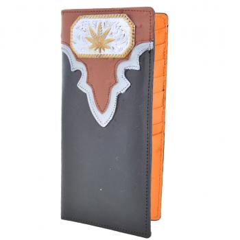 COWBOY LEATHER CHECKBOOK Chequera Vaquera de Cuero