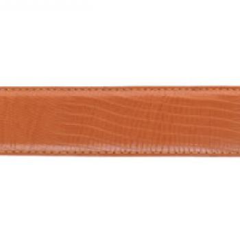 PRINT LEATHER LIZARD BELT Cinto de Cuero Grabado Lagarto