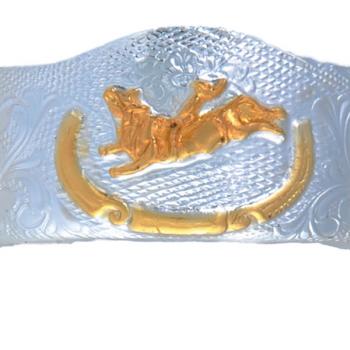 NICKLEL PLATED BOOT BACK Talonera Alpaca