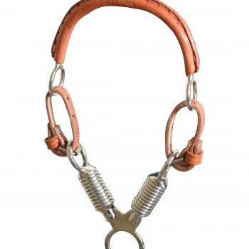 STAINLESS STEEL BOSAL WITH SPRINGS Bosal con Resortes