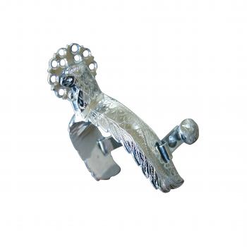 FINE STAINLESS STEEL SPURS Espuelas Finas Charras de Acero Inoxidable.