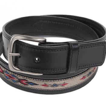 CLOTH LEATHER BELTS Cinto de Cuero con tela363