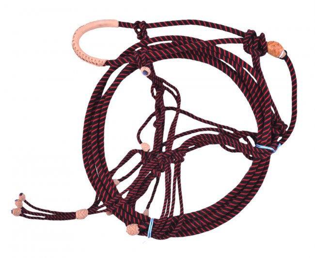 FINEKNITTED HEADSTALLS WITH LEATHER BUTTONS Cabresto Fino Con Botones De Piel