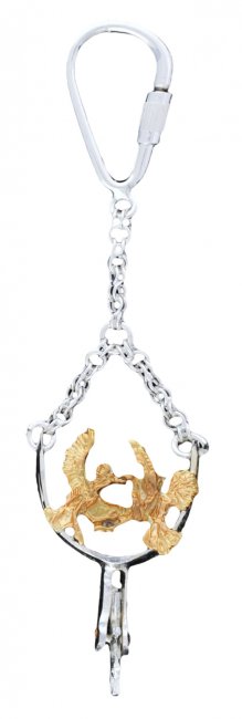 NICKLE PLATED KEYCHAIN LLavero Plateado