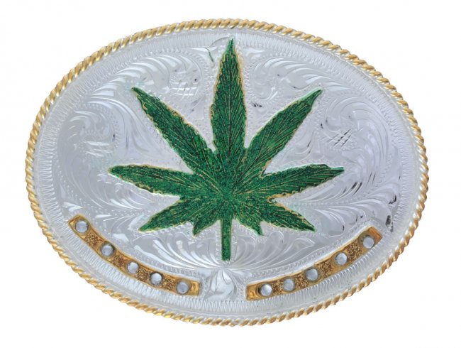 GERMAN SILVER BUCKLE Hebilla Alpaca Grande