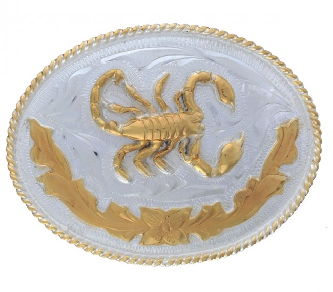 GERMAN SILVER OVAL BUCKLE Hebilla Oval de Alpaca