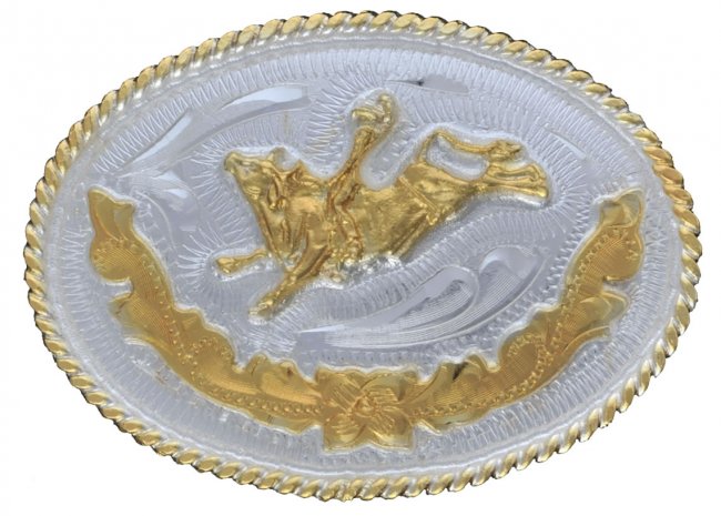 GERMAN SILVER OVAL FOR BOYS BUCKLE Hebilla Oval de Alpaca para Jovenes