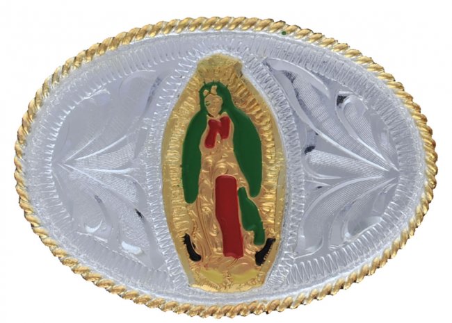 GERMAN SILVER OVAL FOR BOYS BUCKLE Hebilla Oval de Alpaca para Jovenes