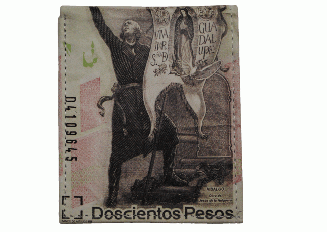 FINE PHOGRAPH LEATHER WALLET Catera Fina de Cuero Con Fotografia