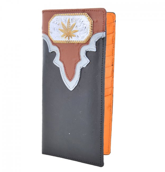 COWBOY LEATHER CHECKBOOK Chequera Vaquera de Cuero
