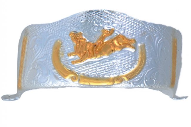 NICKLEL PLATED BOOT BACK Talonera Alpaca