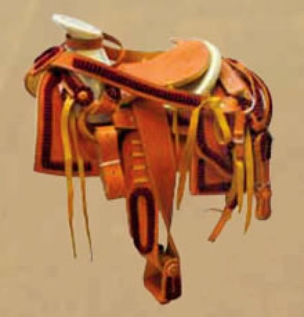 CLASSIC MEXICAN PONY SADDLE Montura Clasica Para Pony