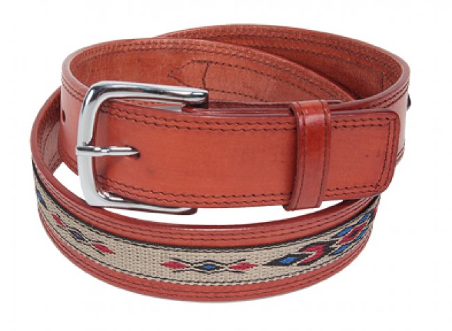 CLOTH LEATHER BELTS Cinto de Cuero con tela 361