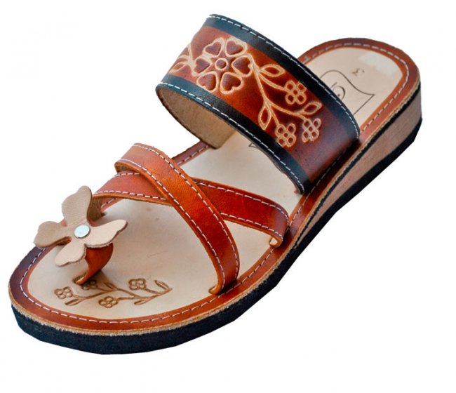 LEATHER SANDALS Huarache De Piel Para Dama