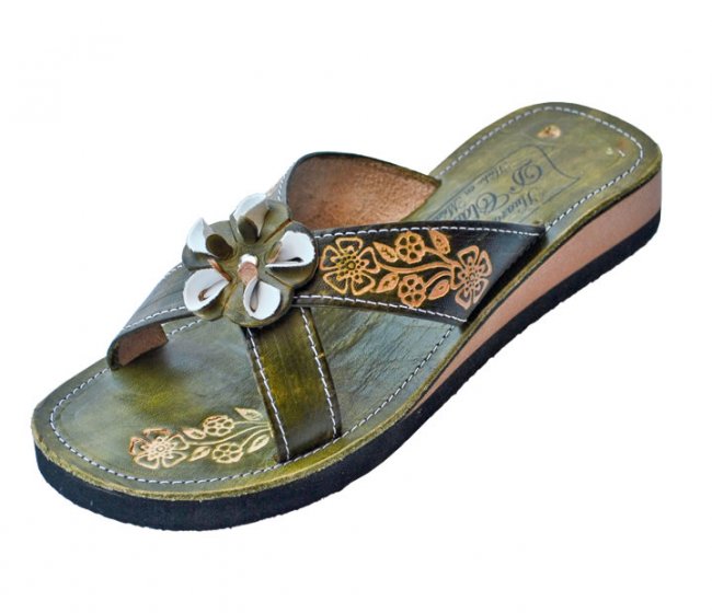 LEATHER SANDALS Huarache De Piel Para Dama